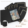 image:imageGolden State Art Pack of 100 6x8 or 8x10 Photo Folders Cardboard Picture Frame Paper Frame Cards GreetingsInvitation Special Events Graduation Christmas WeddingWhiteBlack