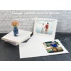 image:imageGolden State Art Pack of 100 6x8 or 8x10 Photo Folders Cardboard Picture Frame Paper Frame Cards GreetingsInvitation Special Events Graduation Christmas WeddingWhiteIvory