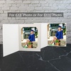image:imageGolden State Art Pack of 100 6x8 or 8x10 Photo Folders Cardboard Picture Frame Paper Frame Cards GreetingsInvitation Special Events Graduation Christmas WeddingWhiteIvory