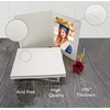 image:imageGolden State Art Pack of 100 6x8 or 8x10 Photo Folders Cardboard Picture Frame Paper Frame Cards GreetingsInvitation Special Events Graduation Christmas WeddingWhiteIvory