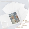image:imageGolden State Art Pack of 100 6x8 or 8x10 Photo Folders Cardboard Picture Frame Paper Frame Cards GreetingsInvitation Special Events Graduation Christmas WeddingWhiteWhite