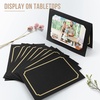 image:imageGolden State Art Pack of 100 6x8 or 8x10 Photo Folders Cardboard Picture Frame Paper Frame Cards GreetingsInvitation Special Events Graduation Christmas WeddingWhiteBlack