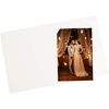 image:imageGolden State Art Pack of 100 6x8 or 8x10 Photo Folders Cardboard Picture Frame Paper Frame Cards GreetingsInvitation Special Events Graduation Christmas WeddingWhiteIvory