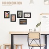 image:imageGolden State Art Pack of 25 4X6 Paper Picture Frames with Easel Photo Frame Cards DIY Cardboard Black Gold LiningBlack