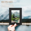 image:imageGolden State Art Pack of 25 4X6 Paper Picture Frames with Easel Photo Frame Cards DIY Cardboard Black Gold LiningBlack