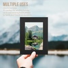 image:imageGolden State Art Pack of 25 4X6 Paper Picture Frames with Easel Photo Frame Cards DIY Cardboard Black Gold LiningBlack