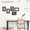 image:imageGolden State Art Pack of 25 4X6 Paper Picture Frames with Easel Photo Frame Cards DIY Cardboard Black Gold LiningBlack