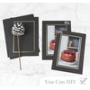 image:imageGolden State Art Pack of 25 4X6 Paper Picture Frames with Easel Photo Frame Cards DIY Cardboard Black Gold LiningBlackGold Lining