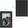 image:imageGolden State Art Pack of 25 4X6 Paper Picture Frames with Easel Photo Frame Cards DIY Cardboard Black Gold LiningBlackSilver Lining