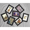 image:imageGolden State Art Pack of 25 4X6 Paper Picture Frames with Easel Photo Frame Cards DIY Cardboard Black Gold LiningBlackSilver Lining