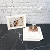 image:imageGolden State Art Pack of 25 4X6 Paper Picture Frames with Easel Photo Frame Cards DIY Cardboard Black Gold LiningIvoryGold Lining