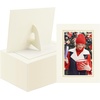 image:imageGolden State Art Pack of 25 4X6 Paper Picture Frames with Easel Photo Frame Cards DIY Cardboard Black Gold LiningIvoryGold Lining