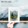 image:imageGolden State Art Pack of 25 4X6 Paper Picture Frames with Easel Photo Frame Cards DIY Cardboard Black Gold LiningWhite