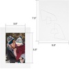 image:imageGolden State Art Pack of 25 4X6 Paper Picture Frames with Easel Photo Frame Cards DIY Cardboard Black Gold LiningWhite