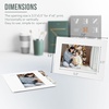 image:imageGolden State Art Pack of 25 4X6 Paper Picture Frames with Easel Photo Frame Cards DIY Cardboard Black Gold LiningWhite