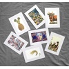 image:imageGolden State Art Pack of 25 4X6 Paper Picture Frames with Easel Photo Frame Cards DIY Cardboard Black Gold LiningWhite