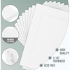 image:imageGolden State Art Pack of 25 4X6 Paper Picture Frames with Easel Photo Frame Cards DIY Cardboard Black Gold LiningWhite