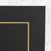 image:imageGolden State Art Pack of 25 85X11 Photo Folders Cardboard Picture Frame Paper Frame Cards Special for Certificate Document Holders Diploma Award HoldersBlack with Gold LiningBlack with gold lining