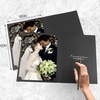 image:imageGolden State Art Pack of 25 85X11 Photo Folders Cardboard Picture Frame Paper Frame Cards Special for Certificate Document Holders Diploma Award HoldersBlack with Gold LiningBlack with gold lining