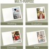 image:imageGolden State Art Pack of 50 5x7 Photo Folders Cardboard Picture Frame Paper Frame Cards GreetingsInvitation Special Events Graduation Christmas Wedding GreyWhite