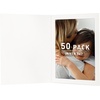 image:imageGolden State Art Pack of 50 5x7 Photo Folders Cardboard Picture Frame Paper Frame Cards GreetingsInvitation Special Events Graduation Christmas Wedding GreyWhite