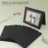 image:imageGolden State Art Pack of 50 5x7 Photo Folders Cardboard Picture Frame Paper Frame Cards GreetingsInvitation Special Events Graduation Christmas Wedding Black with Silver LiningBlackSilver Lining