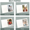 image:imageGolden State Art Pack of 50 5x7 Photo Folders Cardboard Picture Frame Paper Frame Cards GreetingsInvitation Special Events Graduation Christmas Wedding GreyWhite