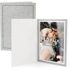 image:imageGolden State Art Pack of 50 5x7 Photo Folders Cardboard Picture Frame Paper Frame Cards GreetingsInvitation Special Events Graduation Christmas Wedding GreyGray