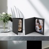 image:imageGolden State Art Pack of 50 Photo Folders for 4x6 or 5x7 Pictures  AcidFree CardboardPaper Frames Great Portraits Special Events Graduations WeddingsBlack with Gold LiningBlack