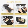 image:imageGolden State Art Pack of 50 Photo Folders for 4x6 or 5x7 Pictures  AcidFree CardboardPaper Frames Great Portraits Special Events Graduations WeddingsBlack with Gold LiningBlack With Gold Lining