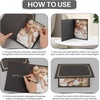 image:imageGolden State Art Pack of 50 Photo Folders for 4x6 or 5x7 Pictures  AcidFree CardboardPaper Frames Great Portraits Special Events Graduations WeddingsBlack with Gold LiningBlack With Gold Lining