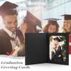 image:imageGolden State Art Pack of 50 Photo Folders for 4x6 or 5x7 Pictures  AcidFree CardboardPaper Frames Great Portraits Special Events Graduations WeddingsBlack with Gold LiningBlack