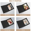 image:imageGolden State Art Pack of 50 Photo Folders for 4x6 or 5x7 Pictures  AcidFree CardboardPaper Frames Great Portraits Special Events Graduations WeddingsBlack with Gold LiningBlack With Gold Lining