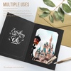 image:imageGolden State Art Pack of 50 Photo Folders for 4x6 or 5x7 Pictures  AcidFree CardboardPaper Frames Great Portraits Special Events Graduations WeddingsBlack with Gold LiningBlack With Gold Lining