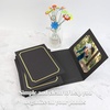 image:imageGolden State Art Pack of 50 Photo Folders for 4x6 or 5x7 Pictures  AcidFree CardboardPaper Frames Great Portraits Special Events Graduations WeddingsBlack with Gold LiningBlack With Gold Lining