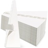 image:imageGolden State Art White Cardboard Easel Back Double Wing 5 Inch 50 Pack  Self Stick Stand Archival Quality AcidFree Display Signs Pictures Brochures Posters Photographs and DocumentWhite