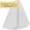 image:imageLineco Adhesive Easel Backs 7 Inch White 25 Pack  Double Wing Self Stick Cardboard Stand for Signs Crafts Pictures Poster and Art Made in USAWhite