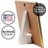 image:imageLineco Adhesive Easel Backs 7 Inch White 25 Pack  Double Wing Self Stick Cardboard Stand for Signs Crafts Pictures Poster and Art Made in USAWhite