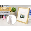 image:imageLineco Adhesive Easel Backs 7 Inch White 25 Pack  Double Wing Self Stick Cardboard Stand for Signs Crafts Pictures Poster and Art Made in USAWhite