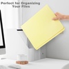 image:imageLineco Archival File Folders 95x1175 with Full Cut Tab Pack of 25  Letter Size AcidFree LigninFree Light Tan Organize and Store Important Documents Prints Photos Papers ArtworkPack of 25