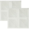 image:imageLineco Archival Polypropylene Photo Corners 125 Inch 256 PCS  AcidFree Self Adhesive Pressure Sensitive Mounting Artwork Photographs Documents and CertificatesPack of 2