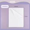 image:imageLineco Buffered AcidFree Interleaving Tissue 85x11 Pack of 100  Archival Paper Extends Life of Pictures Photographs Artwork and Textiles for Black amp White Color and Albumen PrintsWhite