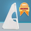 image:imageLineco Cardboard Easel Backs Self Stick Stand 12 Inch White 25 Pack  Single Wing Acid Free Display Signs Canvas Photographs Brochures Posters Artwork and Crafts Made in USAClassic White