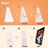 image:imageLineco Cardboard Easel Backs Self Stick Stand 12 Inch White 25 Pack  Single Wing Acid Free Display Signs Canvas Photographs Brochures Posters Artwork and Crafts Made in USAWhite