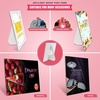 image:imageLineco Cardboard Easel Backs Self Stick Stand 12 Inch White 25 Pack  Single Wing Acid Free Display Signs Canvas Photographs Brochures Posters Artwork and Crafts Made in USAWhite