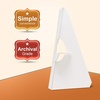 image:imageLineco Cardboard Easel Backs Self Stick Stand 12 Inch White 25 Pack  Single Wing Acid Free Display Signs Canvas Photographs Brochures Posters Artwork and Crafts Made in USAWhite