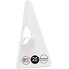 image:imageLineco Cardboard Easel Backs Self Stick Stand 12 Inch White 25 Pack  Single Wing Acid Free Display Signs Canvas Photographs Brochures Posters Artwork and Crafts Made in USAWhite