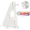 image:imageLineco Cardboard Easel Backs Self Stick Stand 12 Inch White 25 Pack  Single Wing Acid Free Display Signs Canvas Photographs Brochures Posters Artwork and Crafts Made in USAWhite
