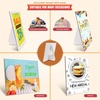 image:imageLineco Cardboard Easel Backs Self Stick Stand 12 Inch White 25 Pack  Single Wing Acid Free Display Signs Canvas Photographs Brochures Posters Artwork and Crafts Made in USAWhite