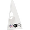 image:imageLineco Cardboard Easel Backs Self Stick Stand 12 Inch White 25 Pack  Single Wing Acid Free Display Signs Canvas Photographs Brochures Posters Artwork and Crafts Made in USAWhite